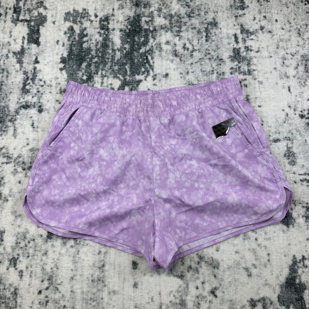 NEW Athletic Works Shorts Girls Size M 8-10 Purple DriWorks Active Athletic Gym